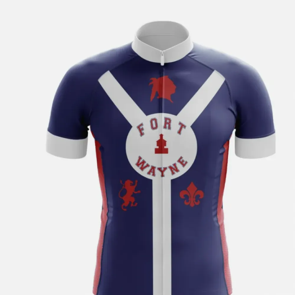 Fort Wayne Cycling Jersey - Team Edition Navy/Red/White