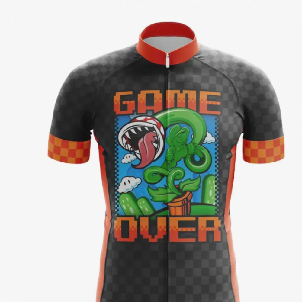 Game Over Pop-culture Cycling Jersey - Retro RGB