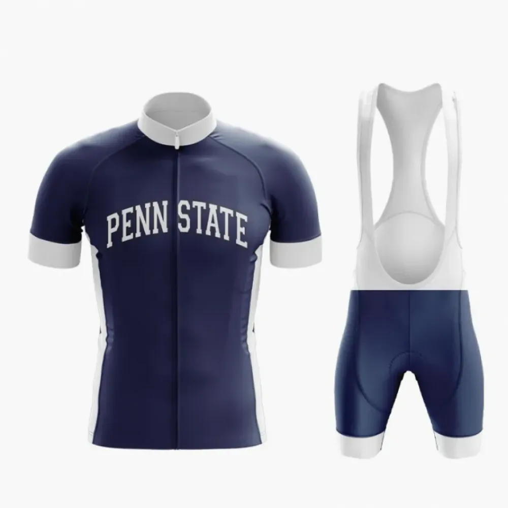 Penn State Cycling Kit Navy Blue/White