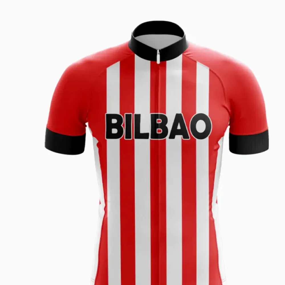 Athletic Bilbao Cycling Jersey Red/White/Black