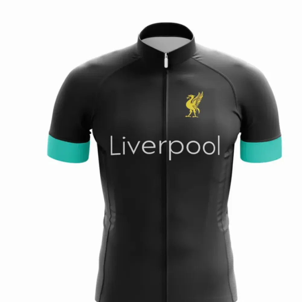 Liverpool Cycling Jersey Black/Teal