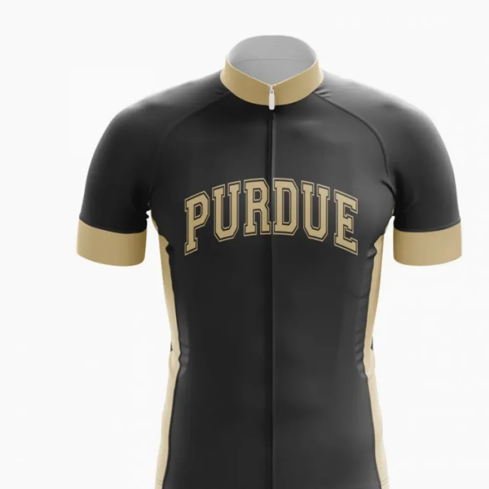 Purdue Cycling Jersey Classic Fit Gold/Black