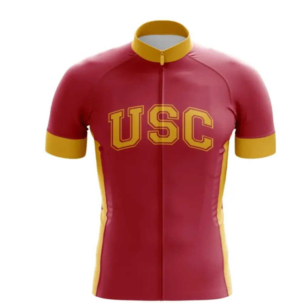 USC Cycling Jersey Short Sleeve Maroon/Gold