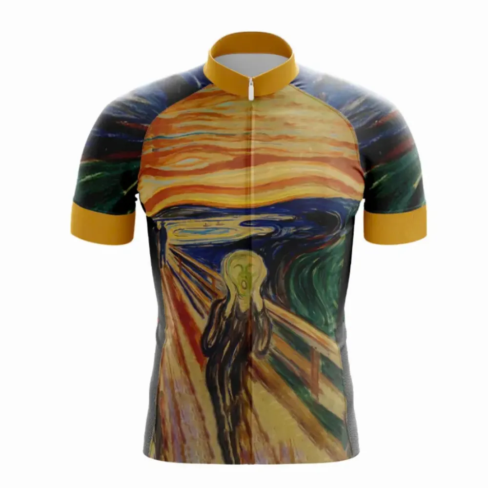 Scream Cycling Jersey Yellow/Green/Orange