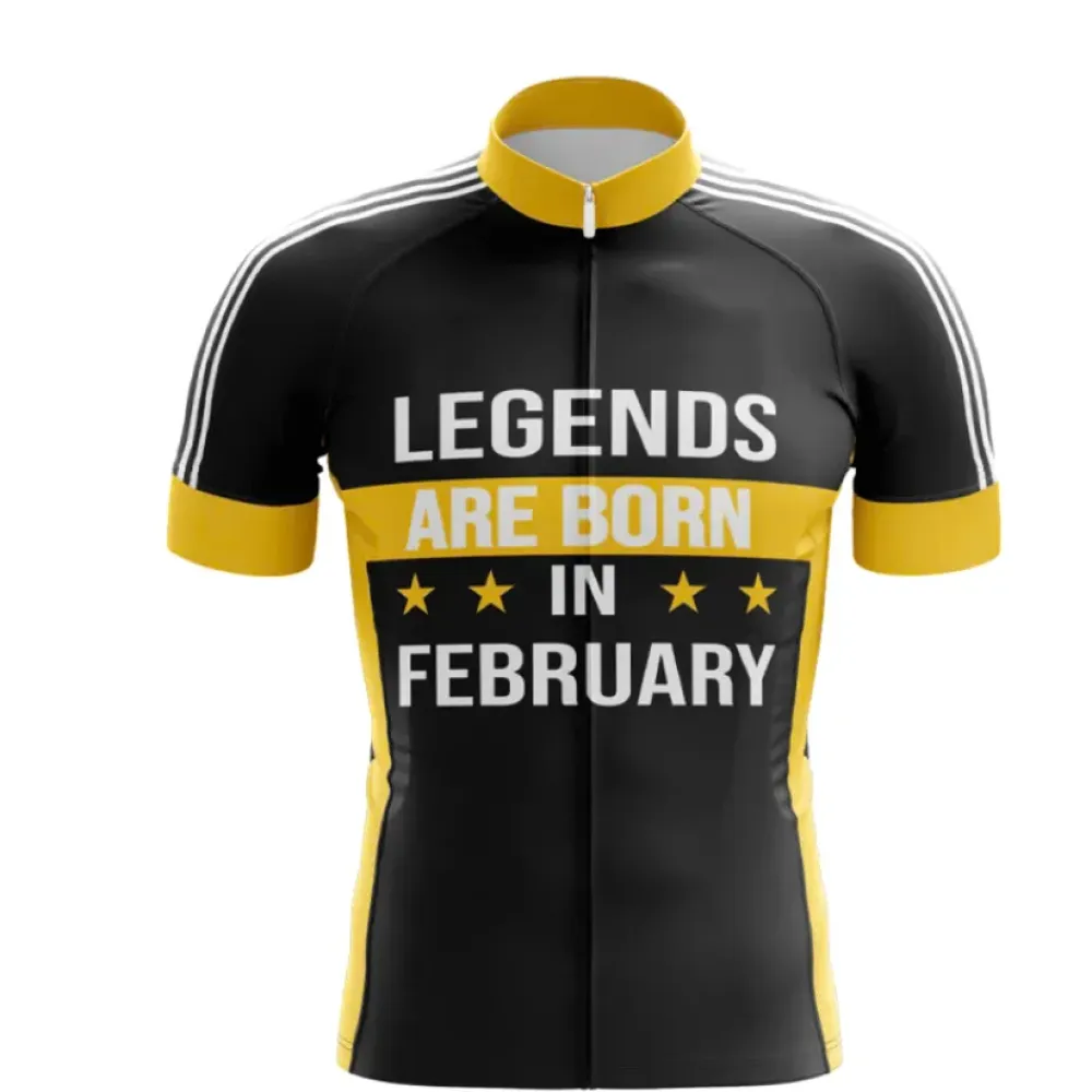 Legends Cycling Jersey Yellow/Black