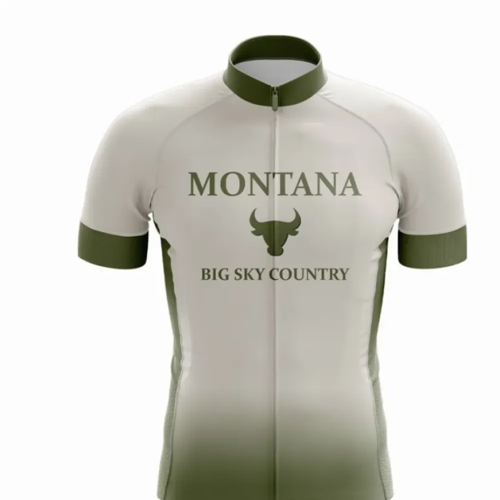 Montana Performance Jersey Olive/White/Green