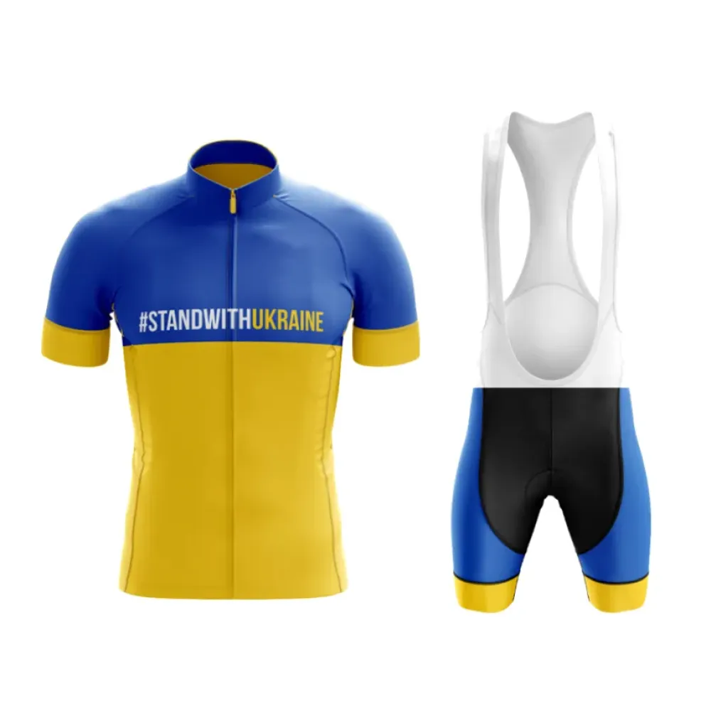 Ukrainian Support Cycling Kit Blue/Yellow