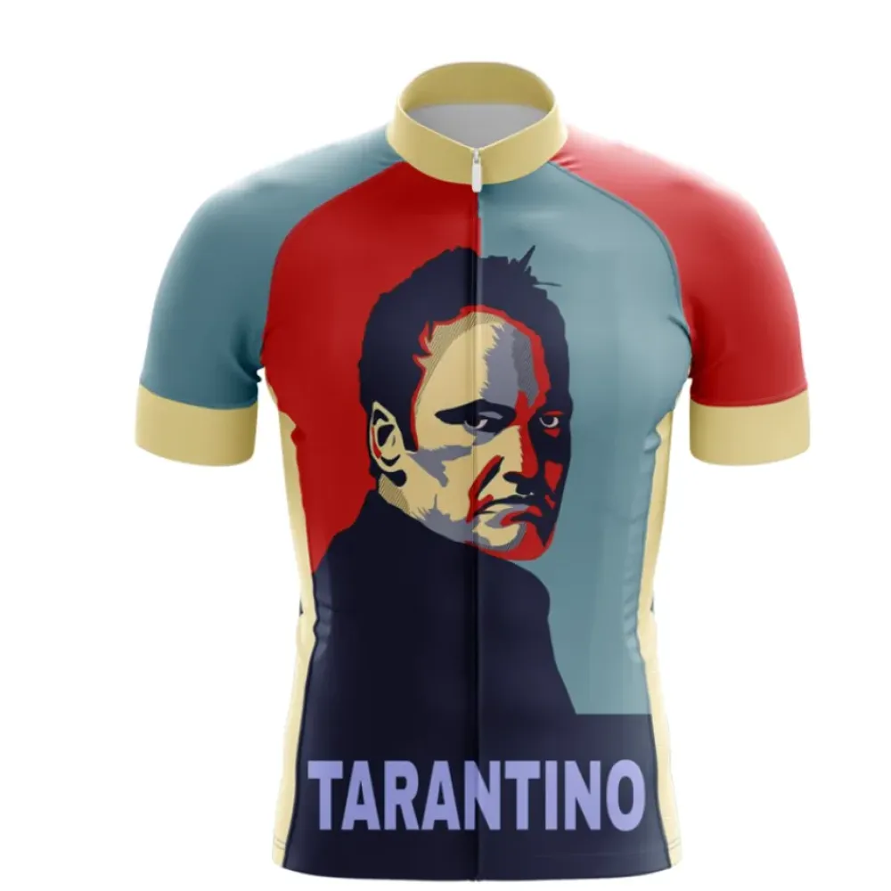 Tarantino Cycling Jersey Blue/Red/Grey