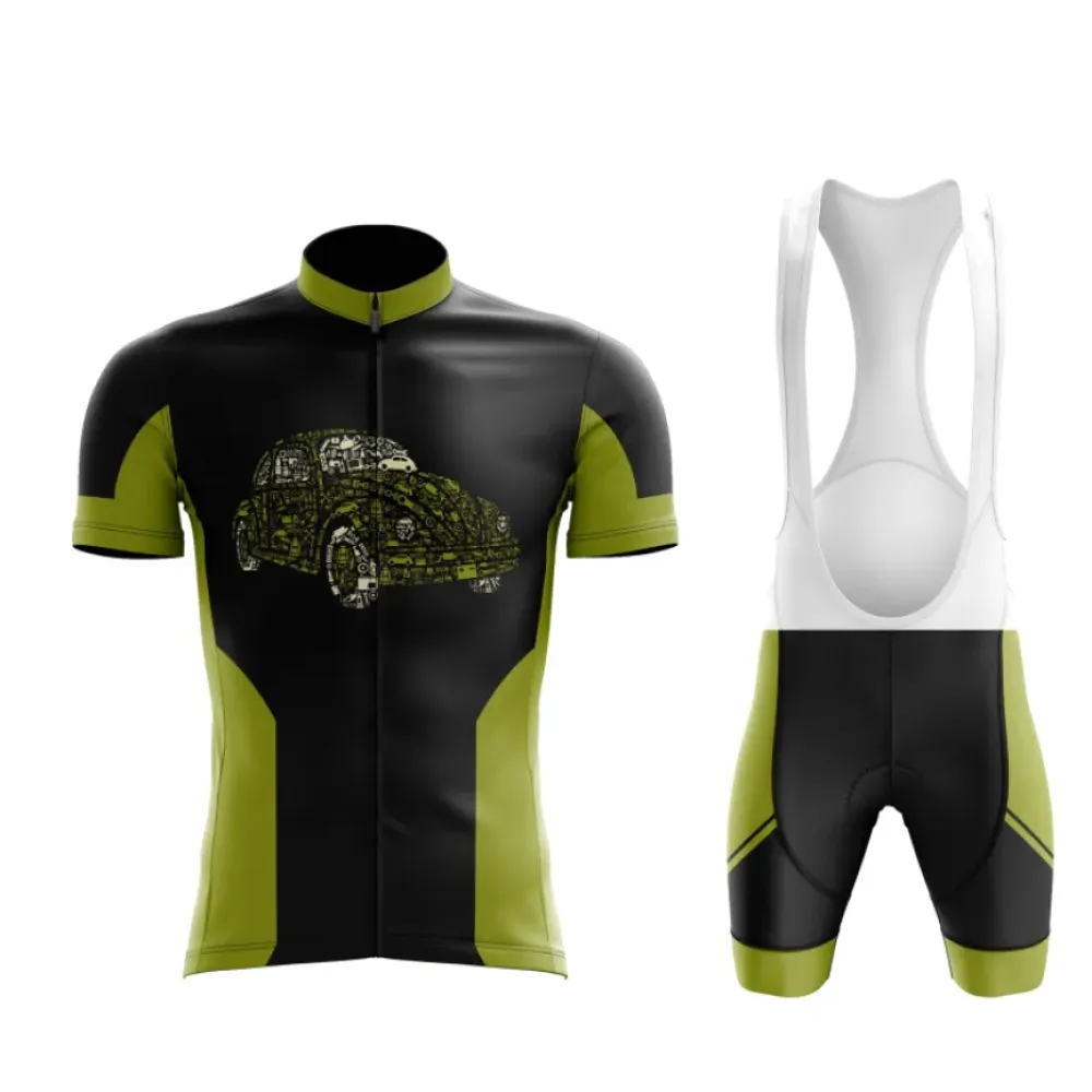 VW Beetle Cycling Kit Black/Green