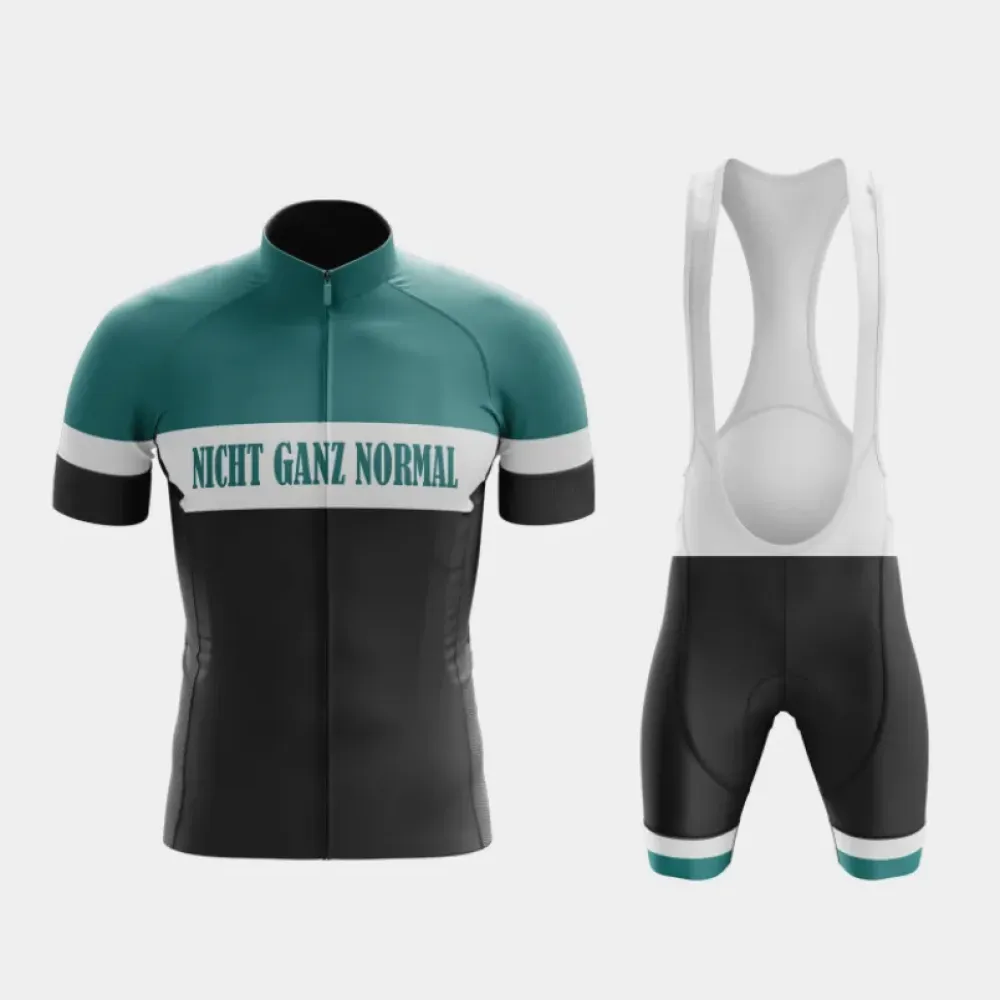Nicht Ganz Normal Cycling Kit Turquoise/Black/White