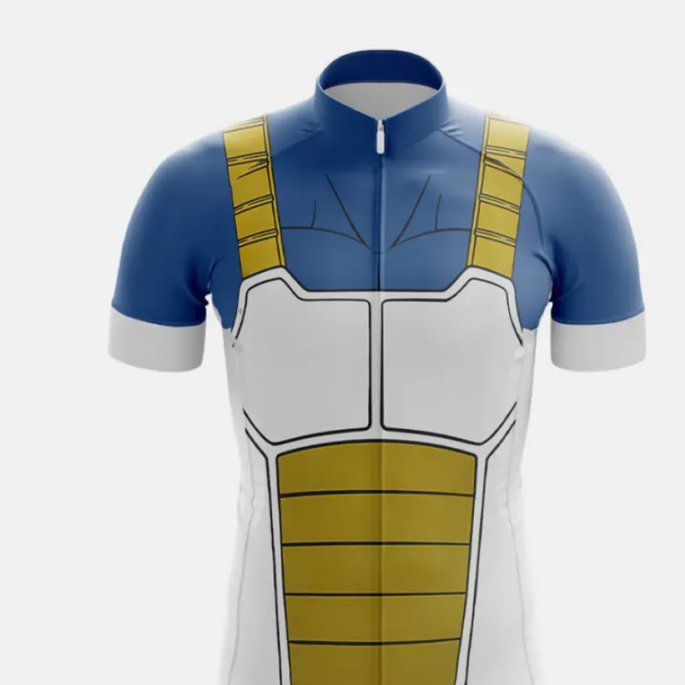 Vegeta Cycling Jersey Blue/Gold/White