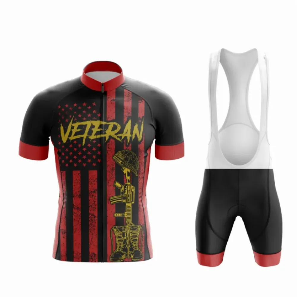 Veteran Cycling Kit Red/Black/Yellow