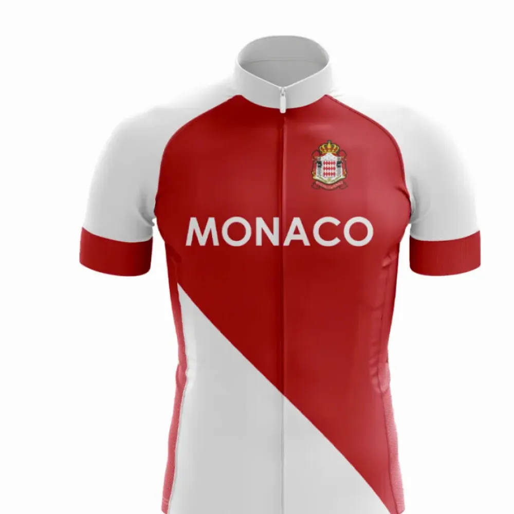 Monaco Cycling Jersey Red/White