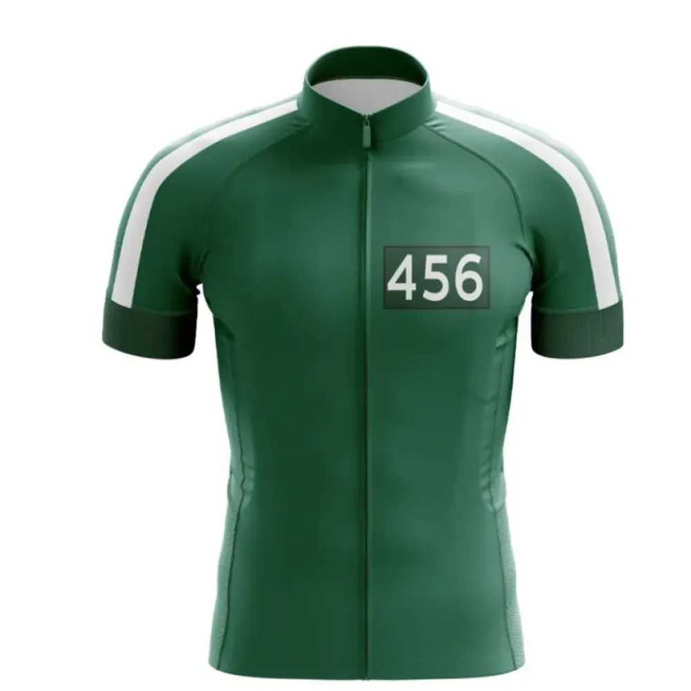 Retro Sports Dark Green/White Cycling Jersey