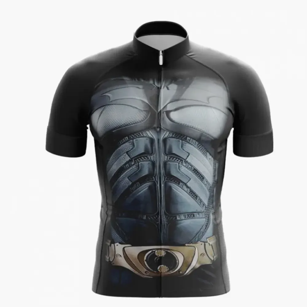 Batman Cycling Jersey Black/Gray
