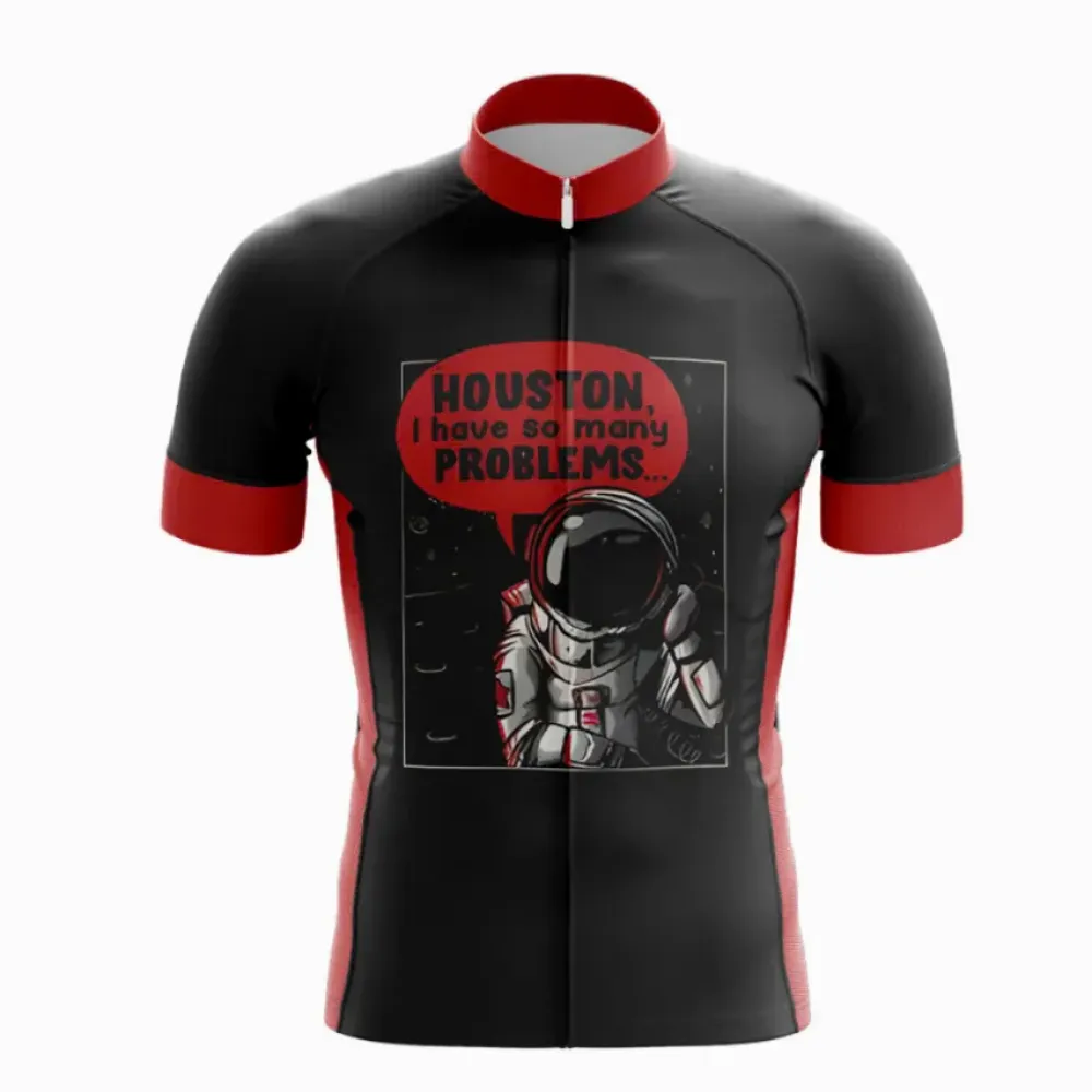 SpaceCraft Cycling Jersey Black/Red
