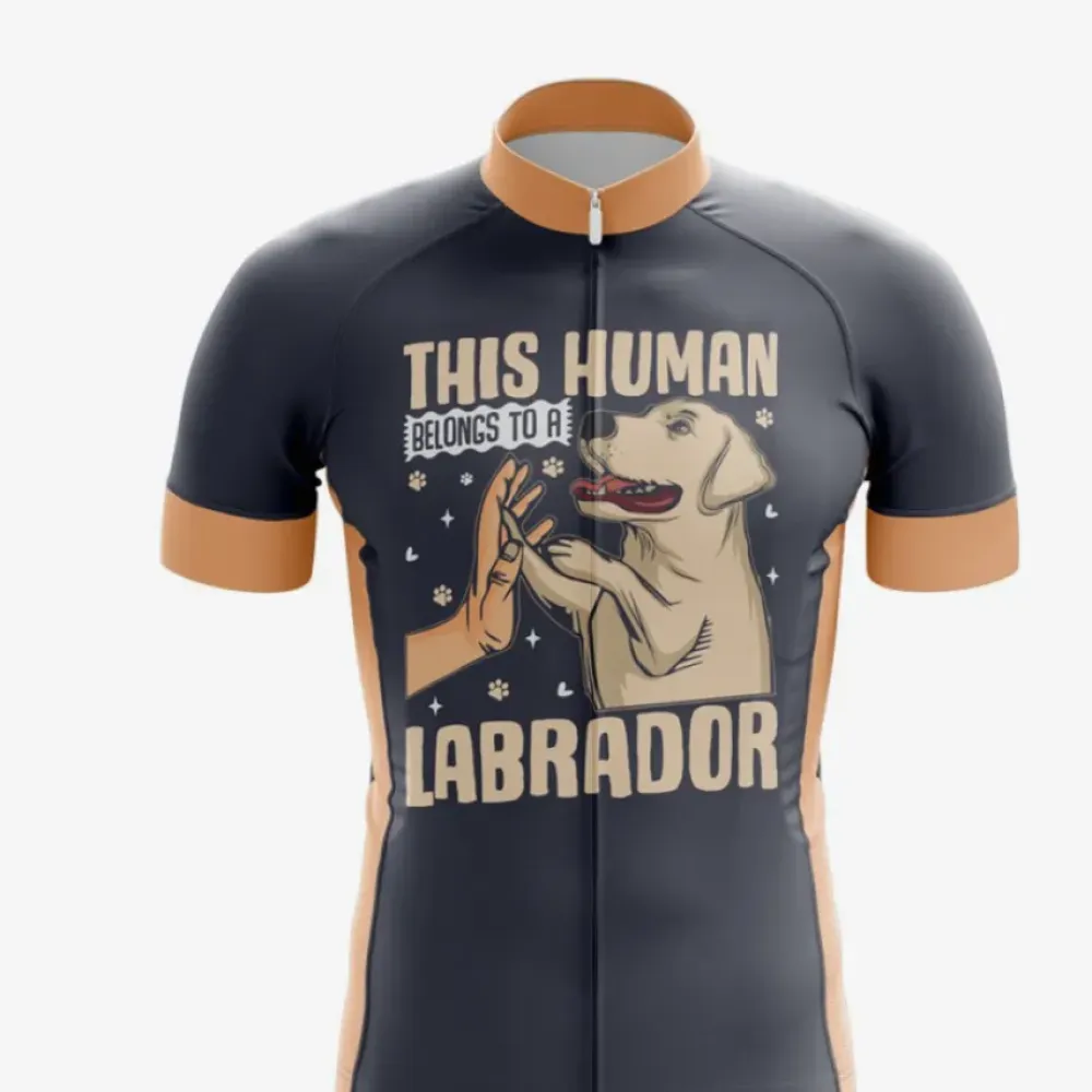 Labrador Cycling Jersey Navy/Tan/Beige