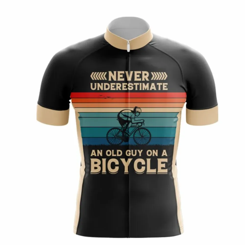 Vintage Cycling Jersey Black/Cream/Red