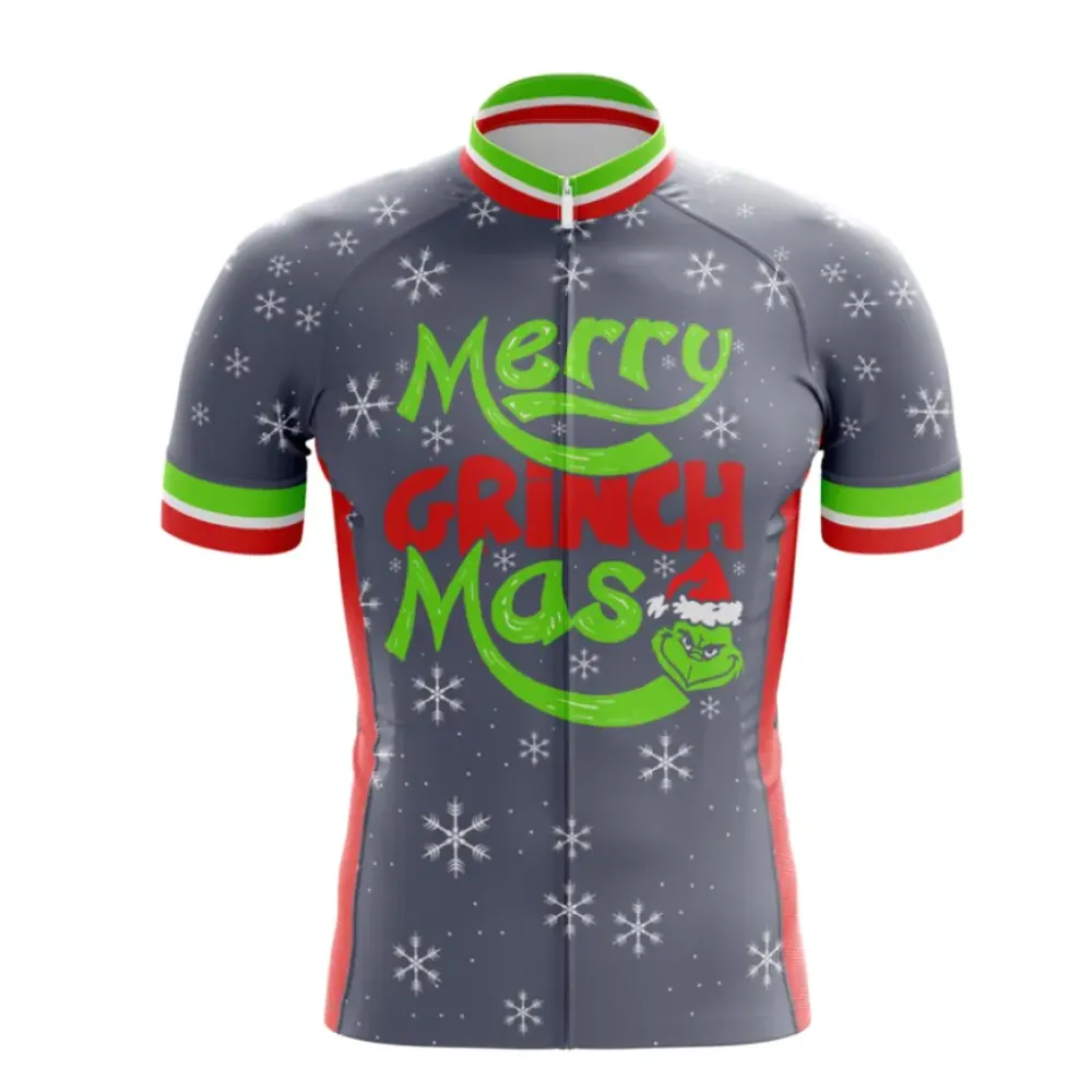 Grinchmas Cycling Jersey Merry/Red/Green
