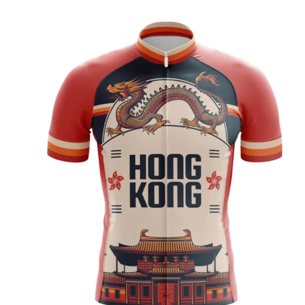 Hong Kong Cycling Jersey Dragon/Red/Black