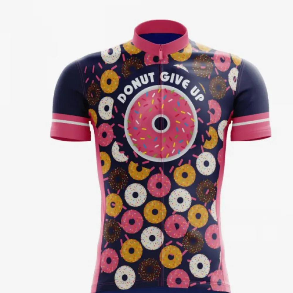 Donut Cycling Jersey Congruence Dynamic Colors Pink/Navy/Gold