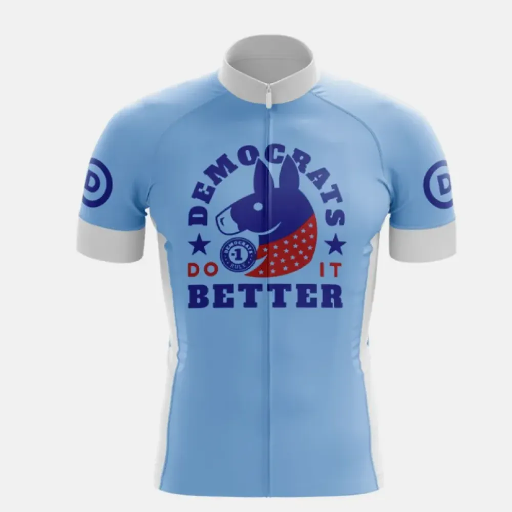 Democrat Jersey Blue/Red/White
