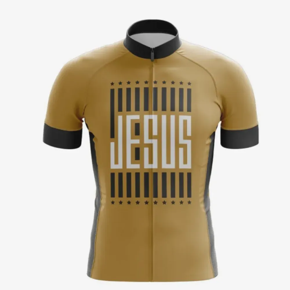 Linear Savior Cycling Jersey Gold/Black