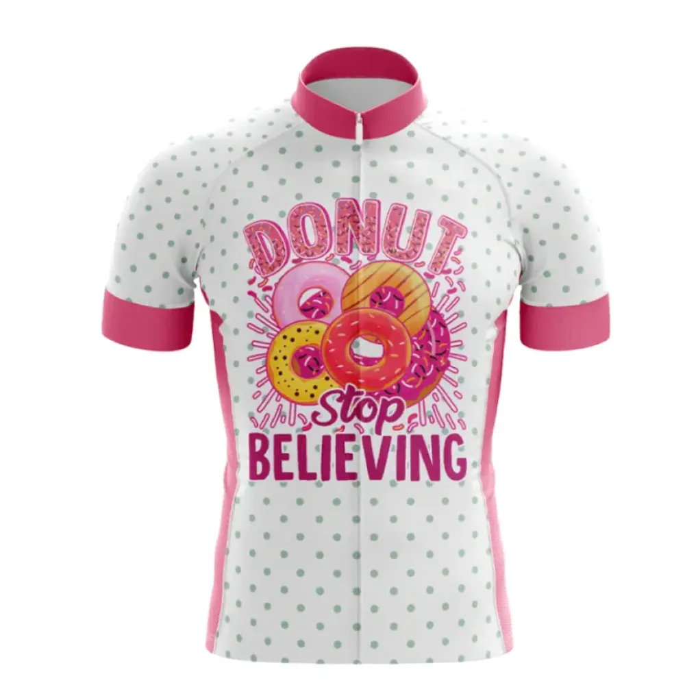 Donut Cycling Jersey Pink/Green/White
