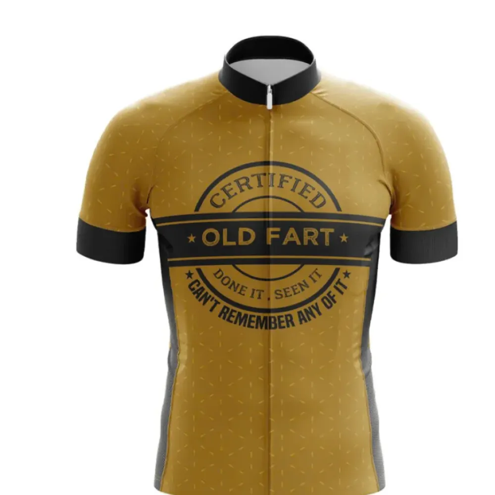 Old Fart Jersey Speckled Gold/Black/Speckled