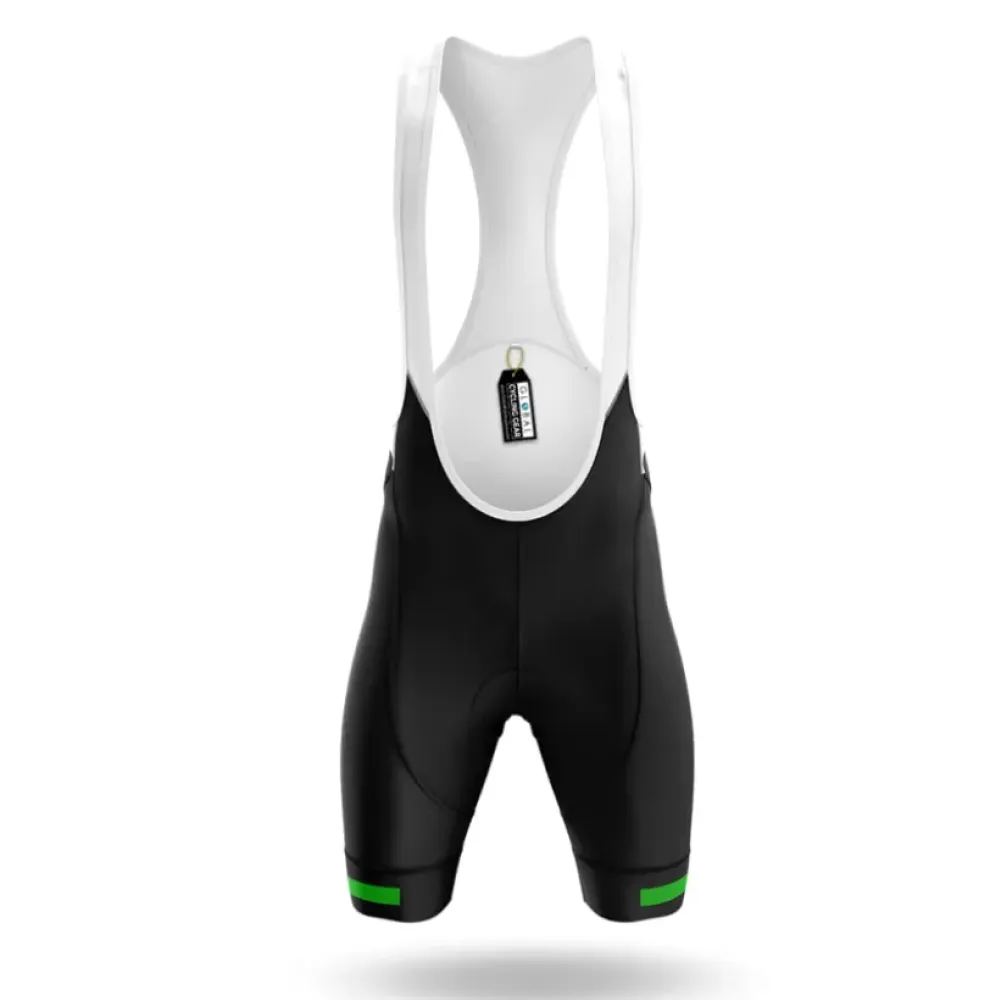 Cycling Gear Recycle Bibs White/Black/Green