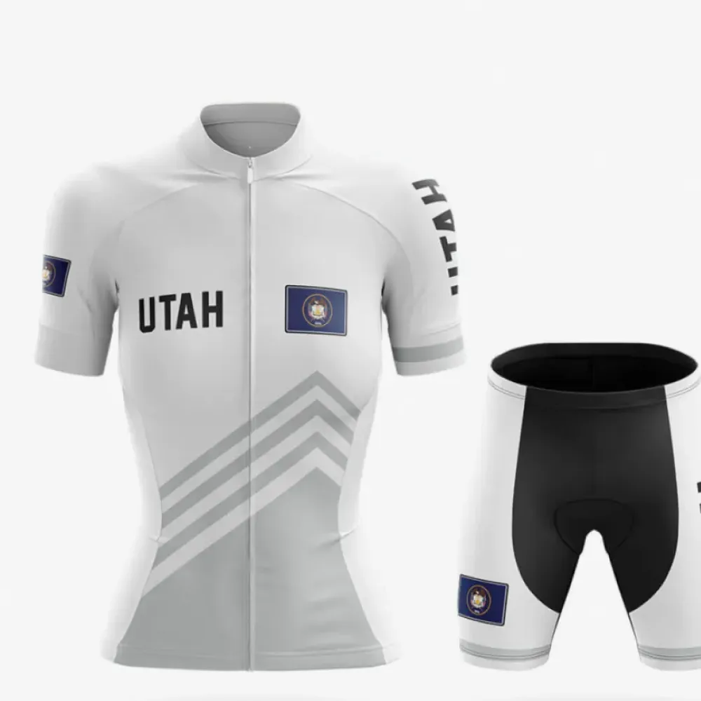 Utah S4 White Cycling Kit Full Set