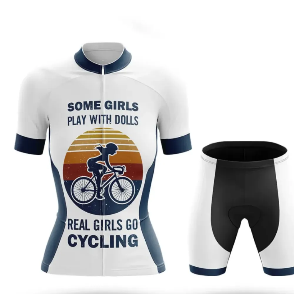 Real Girls Go Cycling V4 Cycling Kit White/Black/Navy