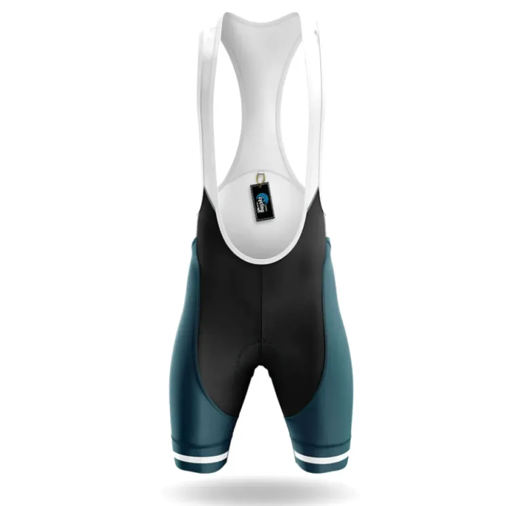 Cycling Bibs Comfortable White/Teal/Black