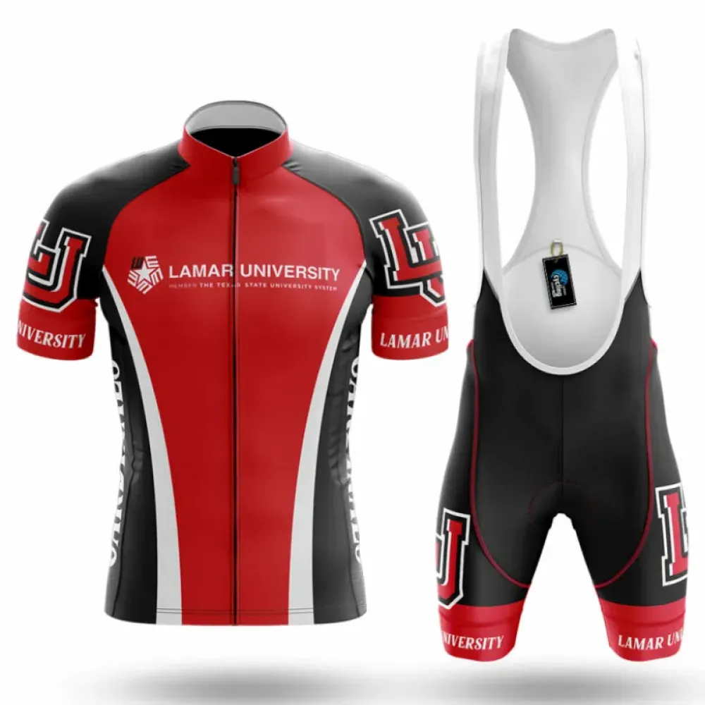 Lamar University Cycling Kit Full Set Red/Black/White