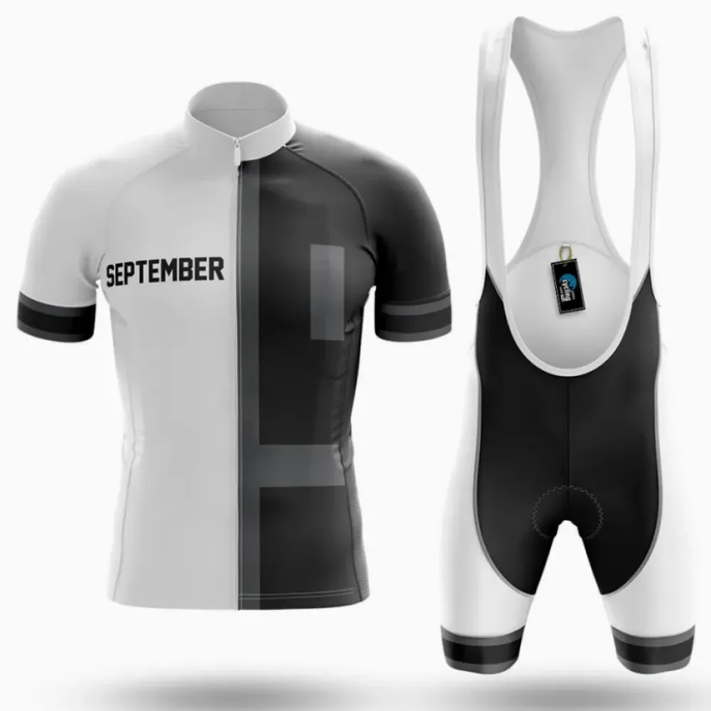 September Cycling Kit Breathable White/Black/Grey