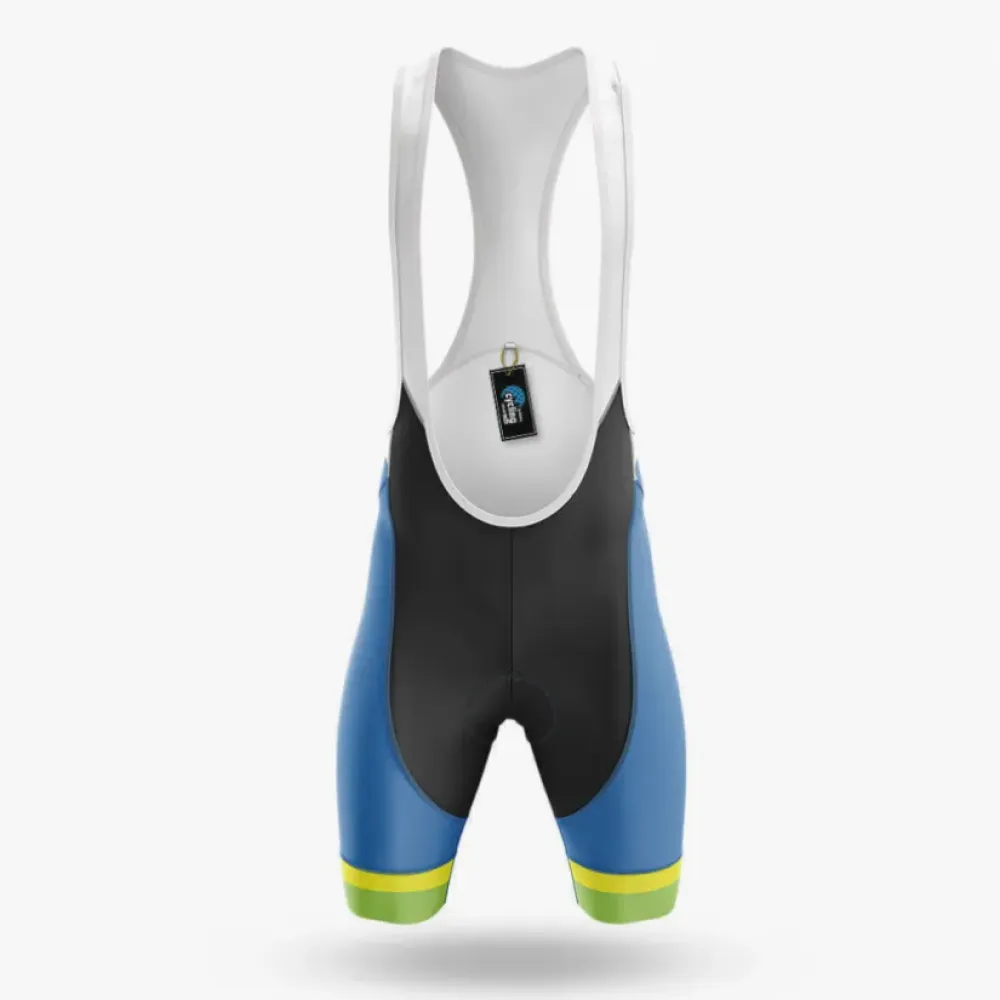 MPG Cycling Bibs Breathable Blue/Black/Yellow