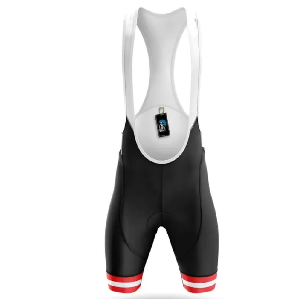 Cycling Bibs Merry Slothmas White/Black/Red