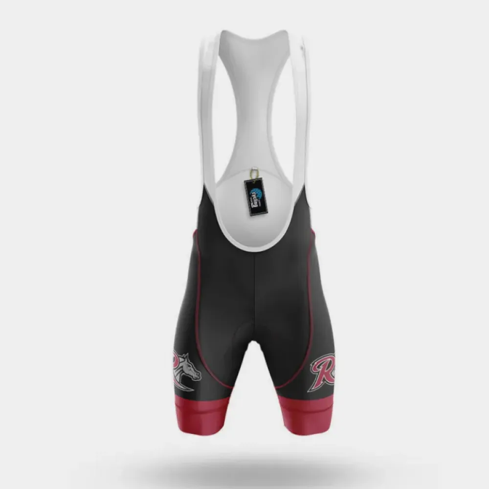 Rider University Cycling Bibs Breathable Black/Red/White
