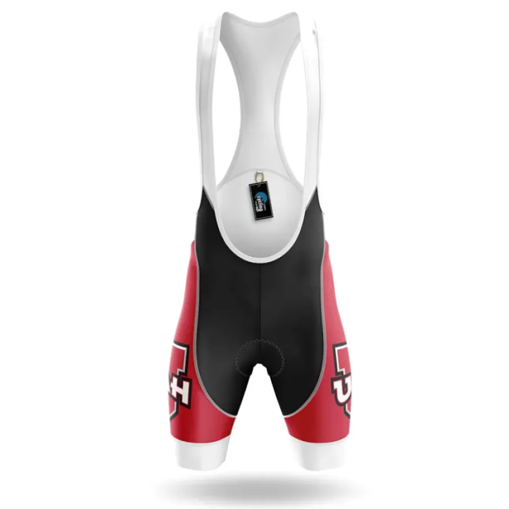 University of Utah Cycling Bibs USA Red/Black/White