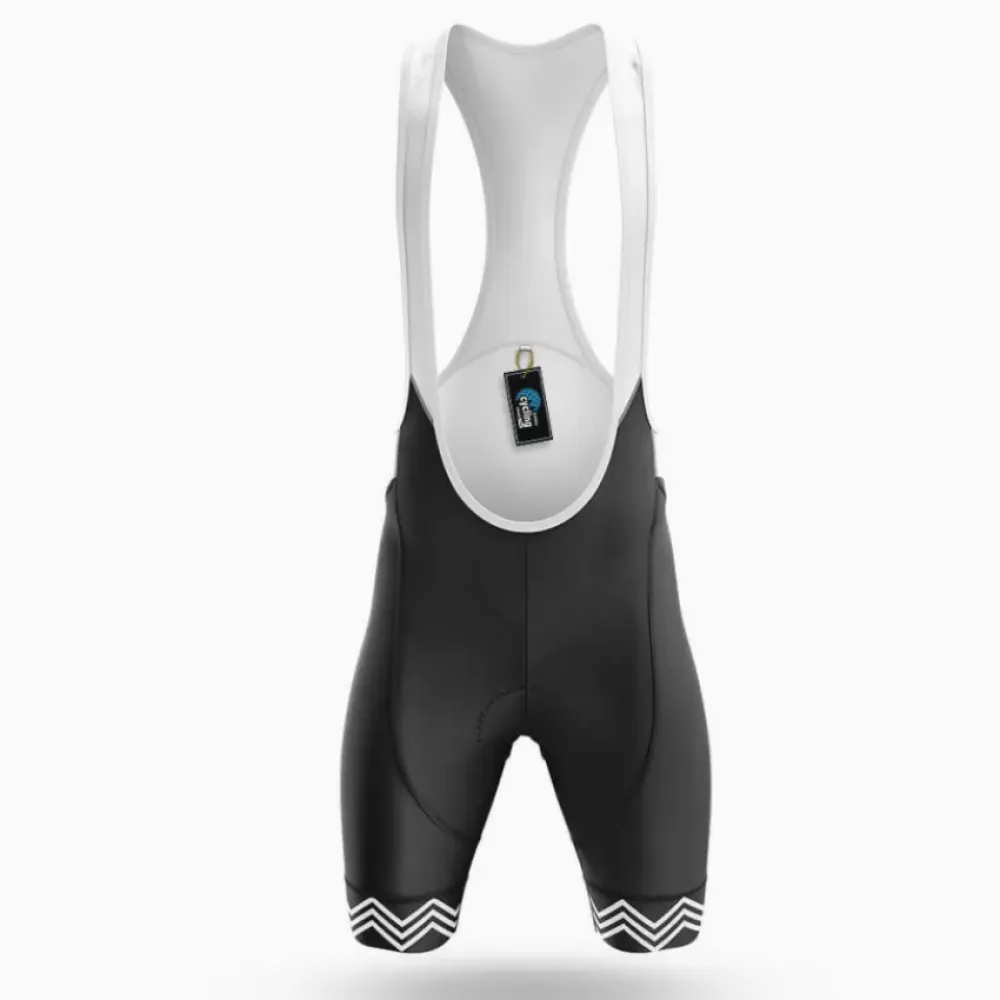 Cycling Bibs Comfortable Black/White/Grey