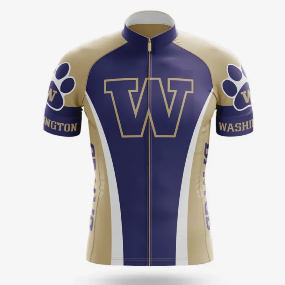 Washington Cycling Jersey Navy/Gold/White