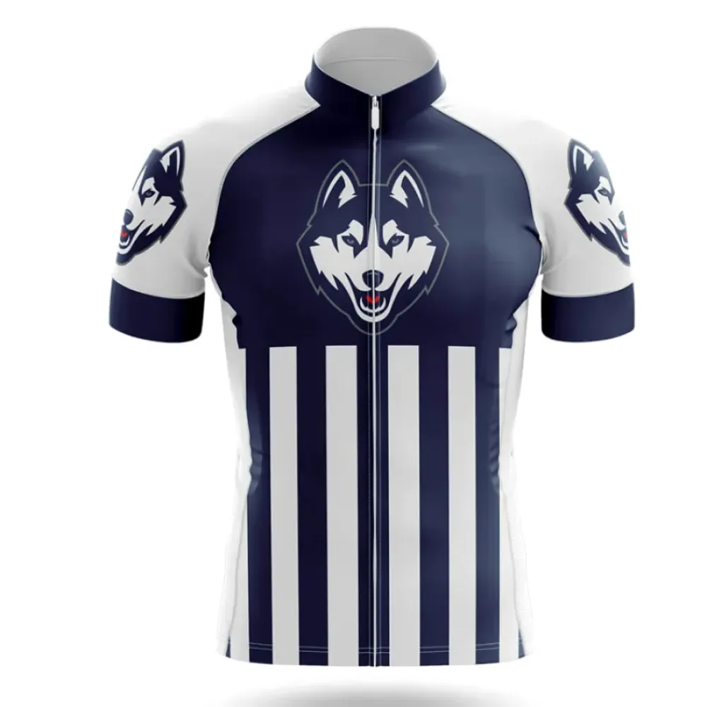 University of Connecticut USA Cycling Jersey Navy/White/Blue