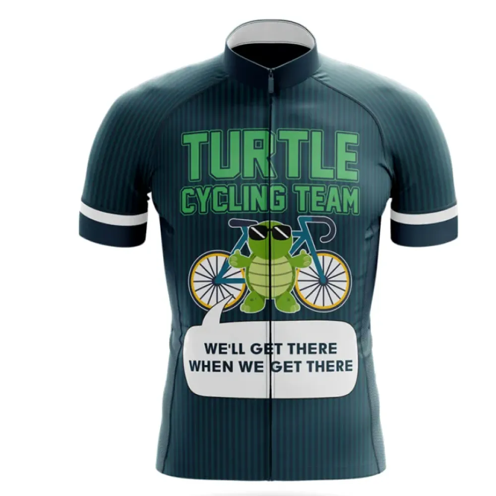 Turtle Cycling Team V6 Cool Navy/Green/White