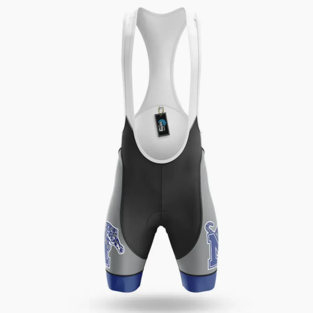 Memphis Cycling Bibs University Gray/Blue/White