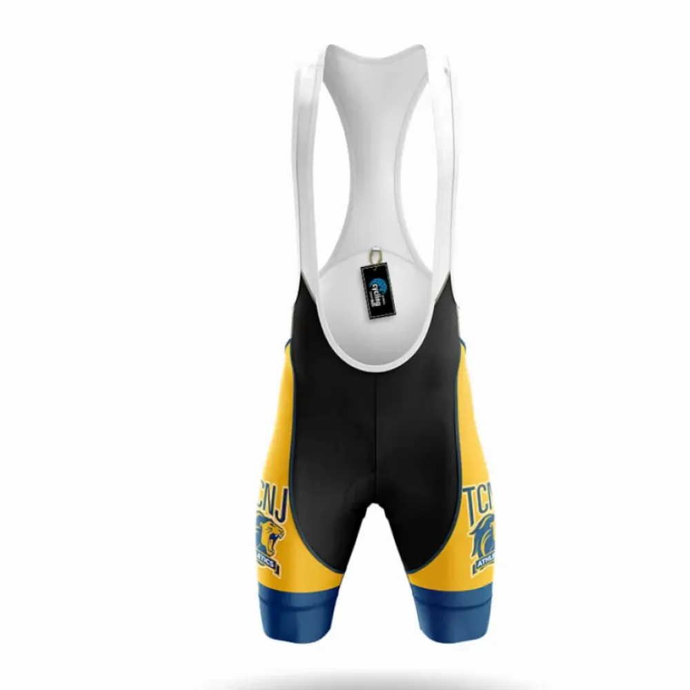 Cycling Bibs College of New Jersey Yellow/Black/White