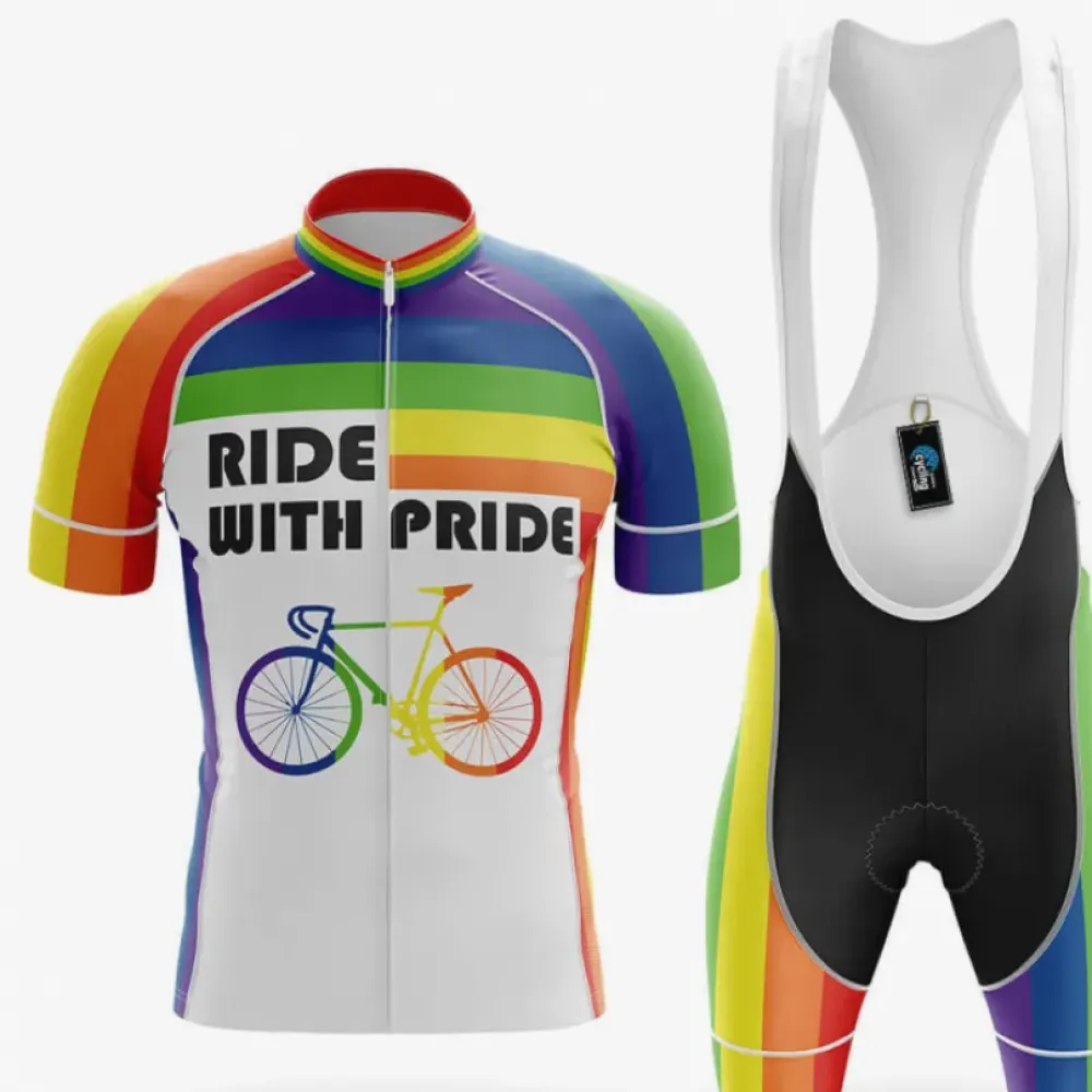 Pride Cycling Kit Rainbow Pride/White/Yellow