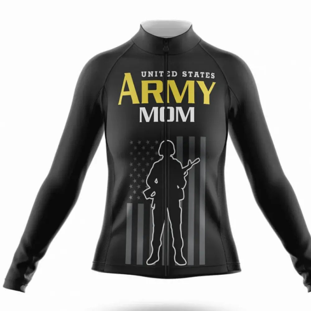Army Mom Military Pride Black/Yellow/White