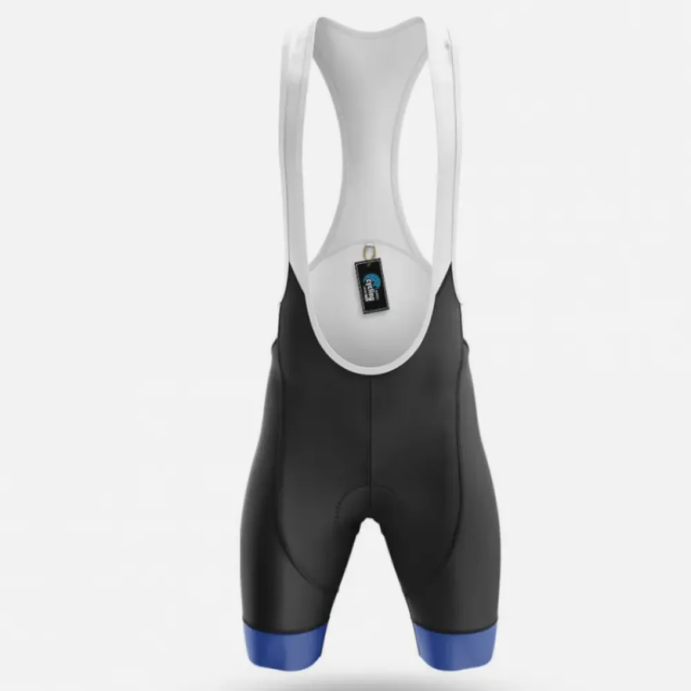 Cycling CO Road Bibs White/Black/Blue