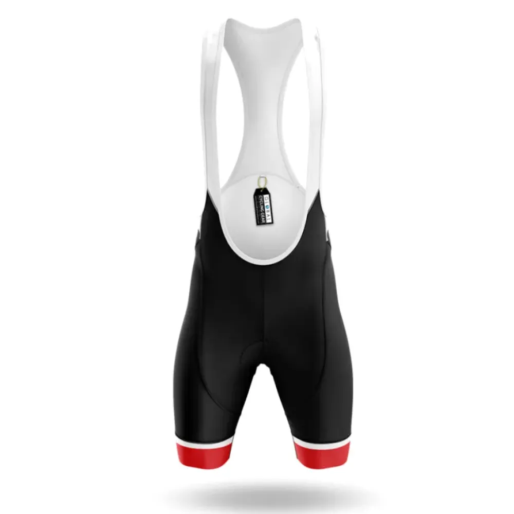 Cycling Bibs Veteran Honor White/Red/Black