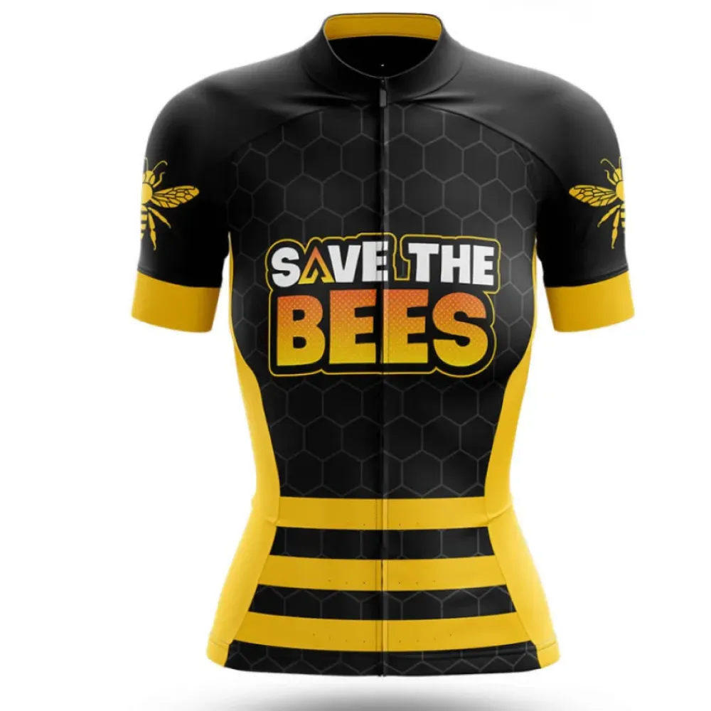 Save The Bees Women Cycling Jersey //